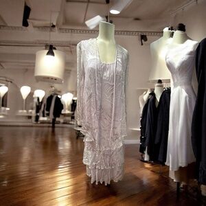 Cameron Blake by Mon Cheri,Cocktail Dress,Lilac,Sleeveless,Long,New,Sz 8.!